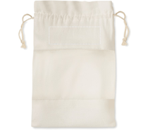 Bath set in cotton pouch